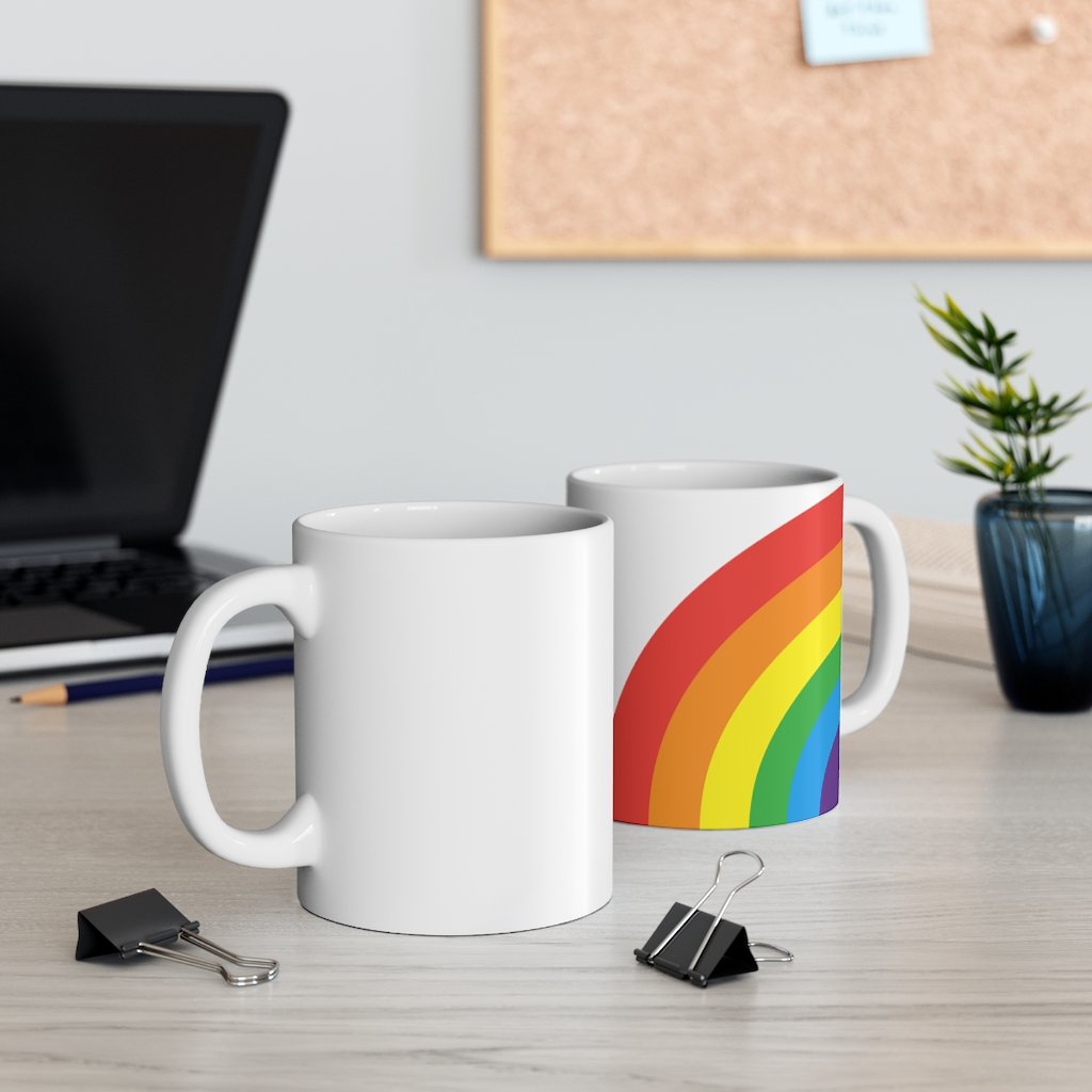 Rainbow Love Mug 11oz