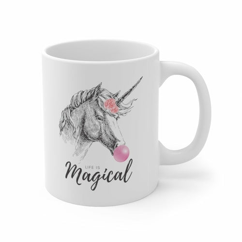 Unicorn Bubble Gum Life is Magical Mug