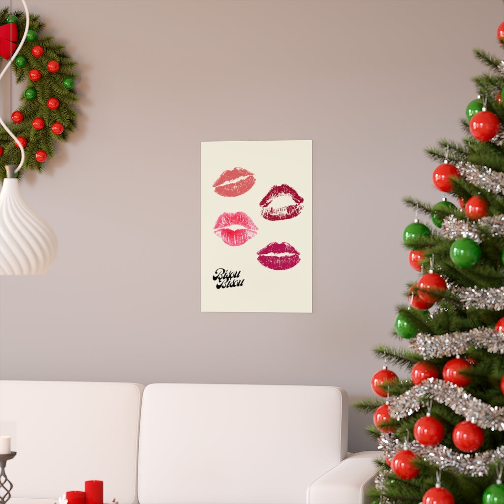 Bisou Bisou Kisses Poster